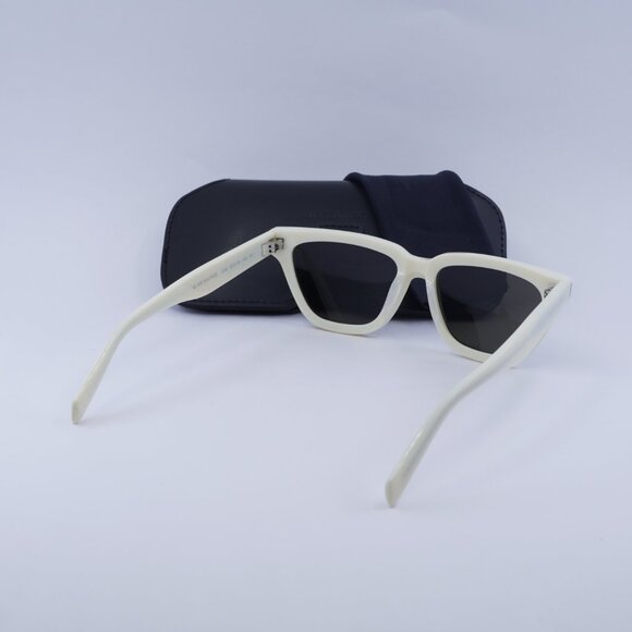 Saint Laurent SL462 SULPICE 018 Cat Eye Sunglasses - Ivory/Grey - Picture 9 of 9